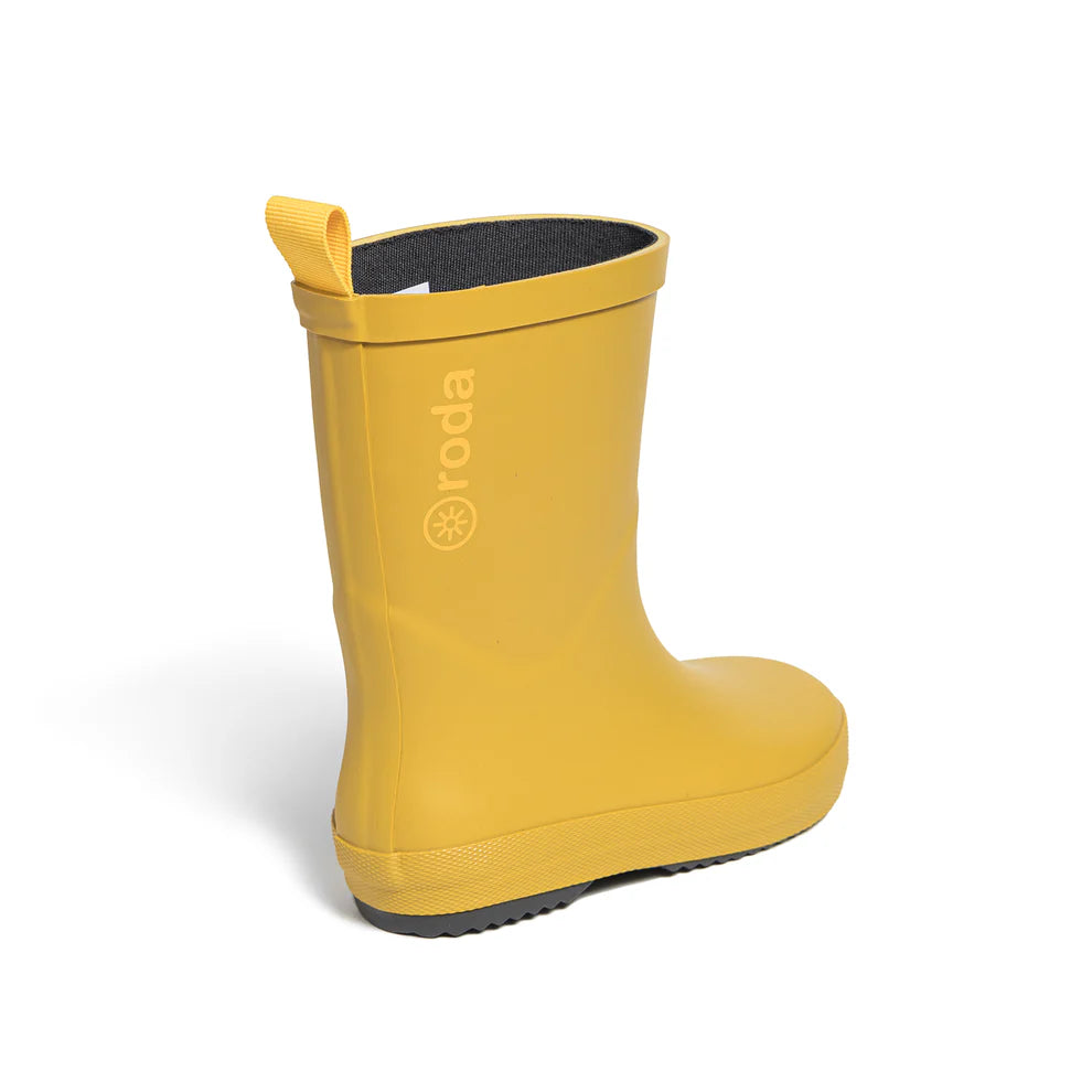 Botas de agua para niños y niñas Roda Amarillo