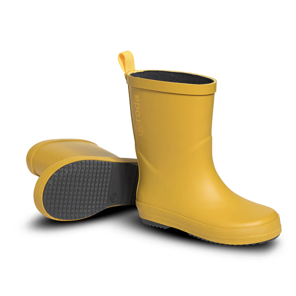Botas de agua para niños y niñas Roda Amarillo