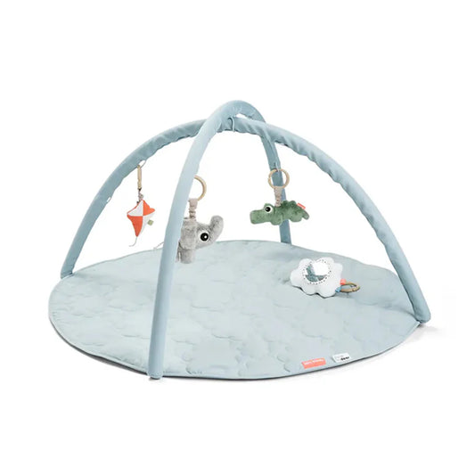 Manta de juego de actividades Playground azul