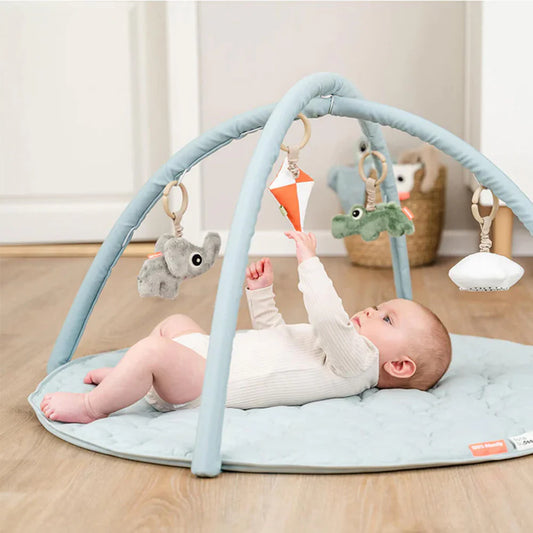 Manta de juego de actividades Playground azul