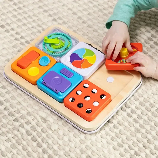 Tablero de Actividades Sensoriales Playtab FatBrain toys