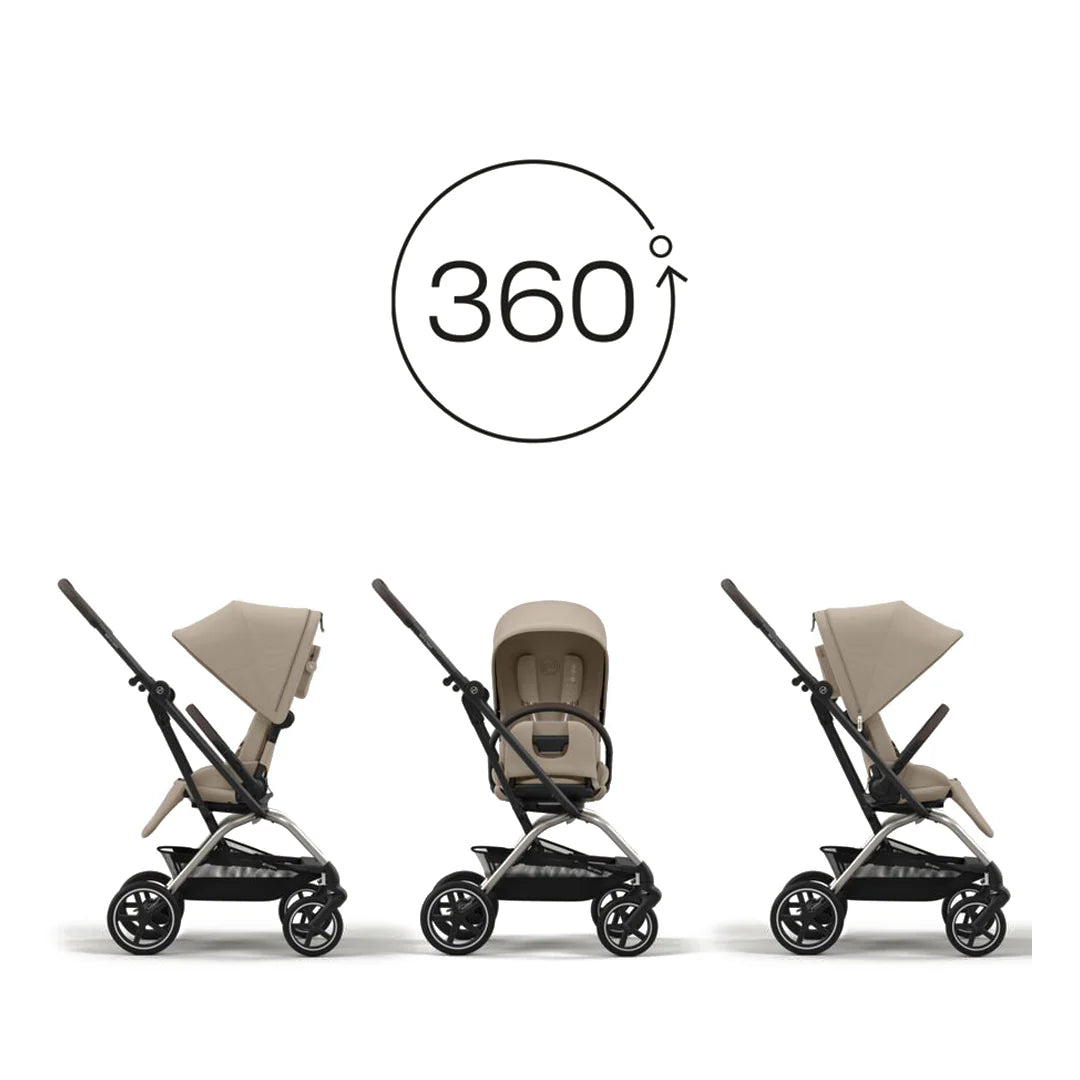 Coche Compacto Eezy S Twist+ OPH Cybex - TPE Stormy Blue