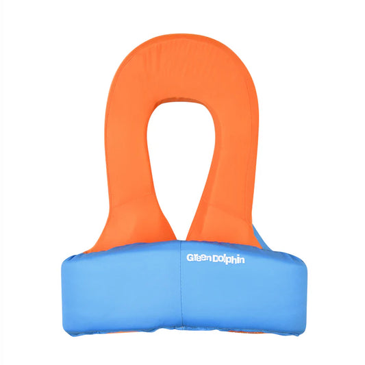 Chaleco Flotador Infantil Green Lock Celeste 19 a 30 kg - Green Dolphin