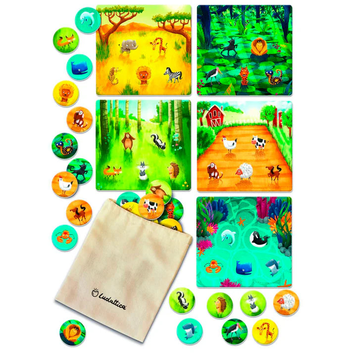 Juegos Familiares Bingo de Animales