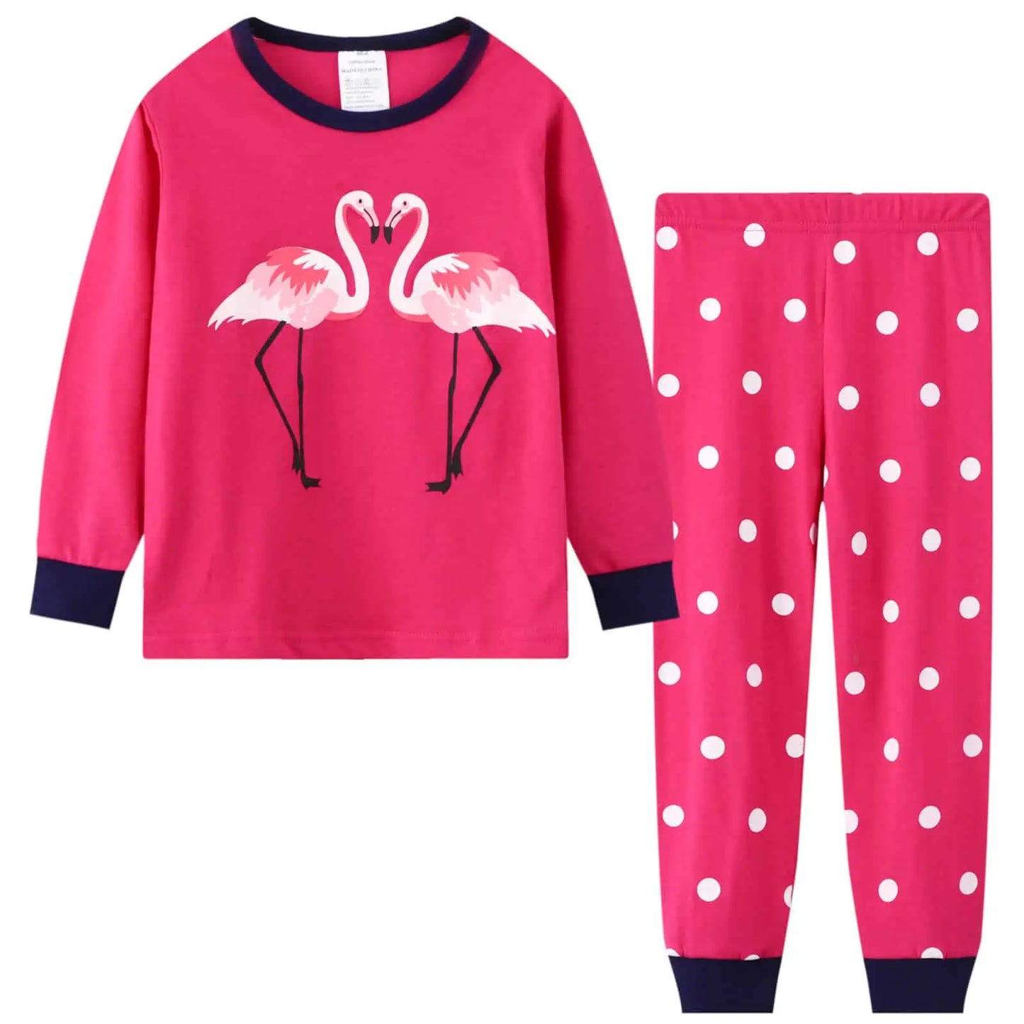PIJAMA ALGODON FLAMENCOS | LA OVE BEE