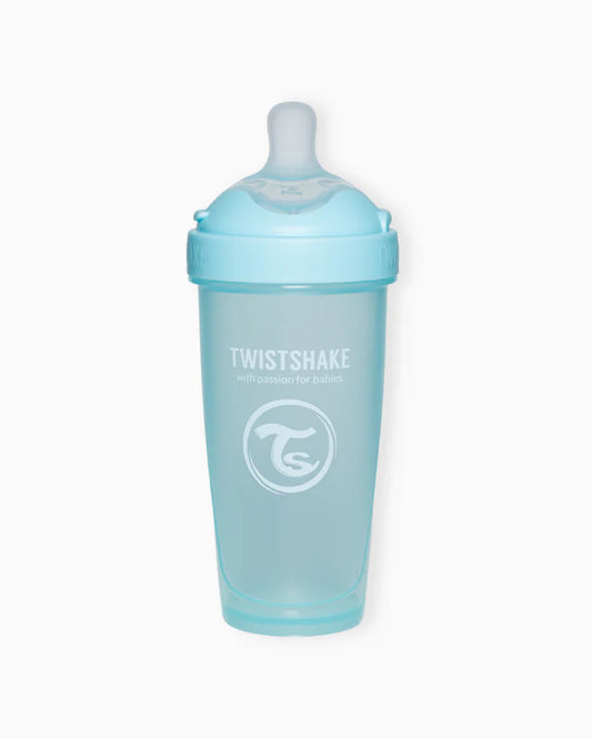 Mamadera Twistshake Double Pro 330ml Azul