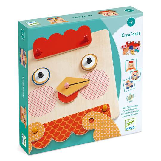 Juego de Madera Crea Tu Cara - Djeco