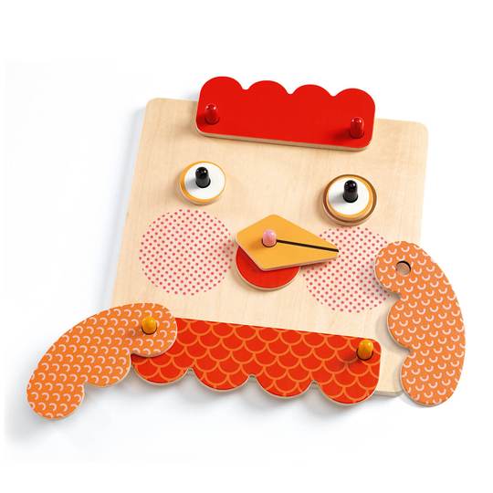 Juego de Madera Crea Tu Cara - Djeco