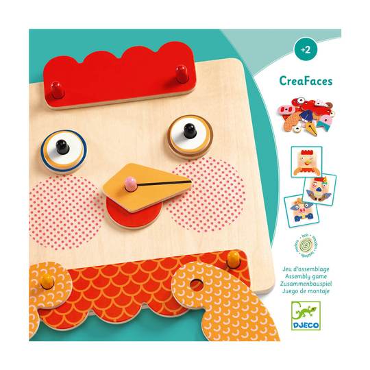 Juego de Madera Crea Tu Cara - Djeco