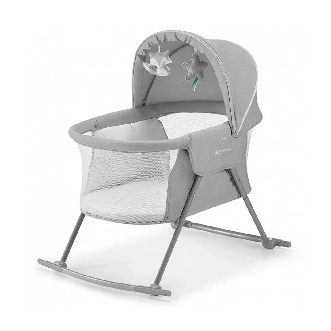 Cuna Moisés Lovi 3 en 1 Gris