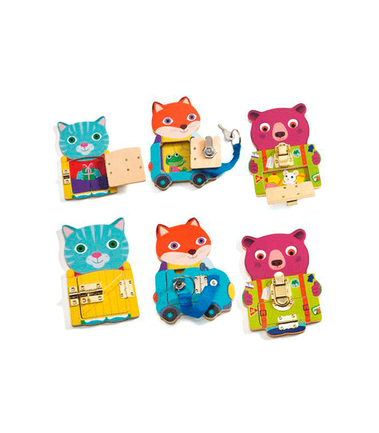 Juego de madera Locktou, motricidad – Djeco