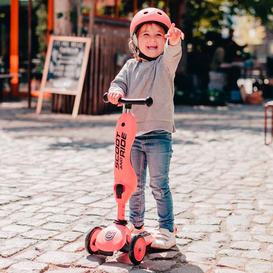 Scooter 2 en 1 Highwaykick 1 Peach - Scoot and Ride