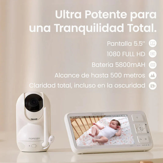 Video Monitor 1080P Pantalla de 5.5" Momcozy