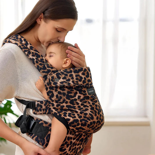 Portabebé 3 en 1 PureHug Leopardo - Momcozy