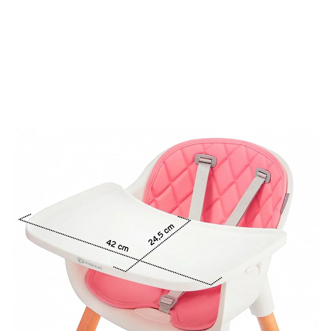 Silla de comer Sienna Pink Kinderkraft