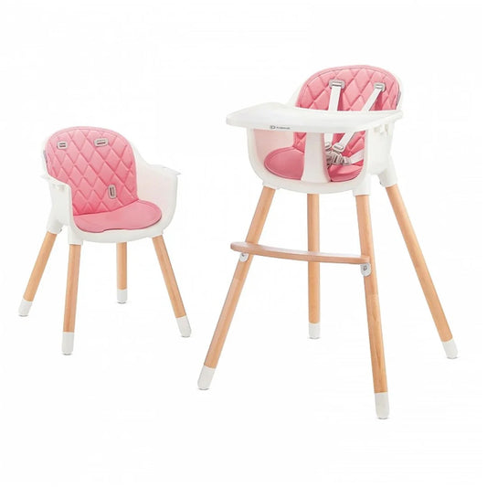 Silla de comer Sienna Pink Kinderkraft