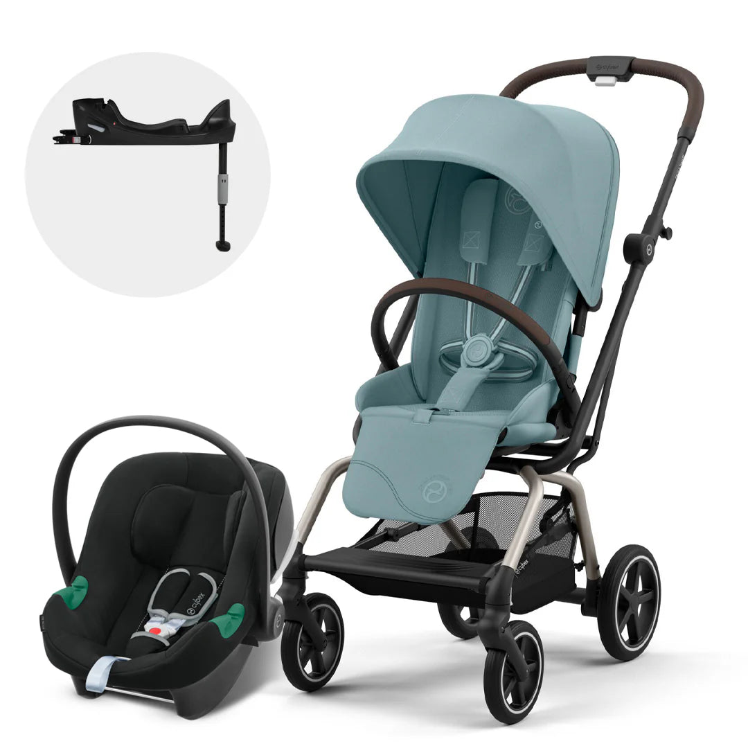 Travel System Eezy Twist+ OPH + Aton B2 + base TPE Stormy Blue Cybex