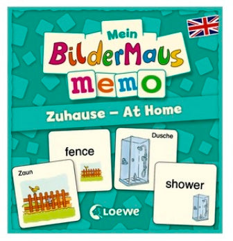 Bildermaus Memorice en Alemán Inglés - Zuhause - At Home - Aprende a leer jugando