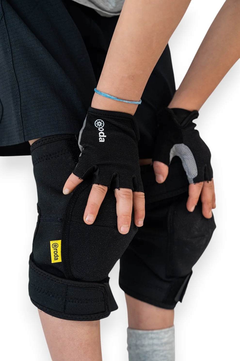 GUANTES DE CICLISMO PARA NIÑOS RODA SHORT FINGER - Roda