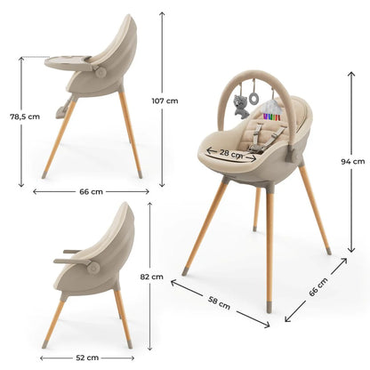Silla de comer evolutiva 3 en 1 FINI UP Kinderkraft