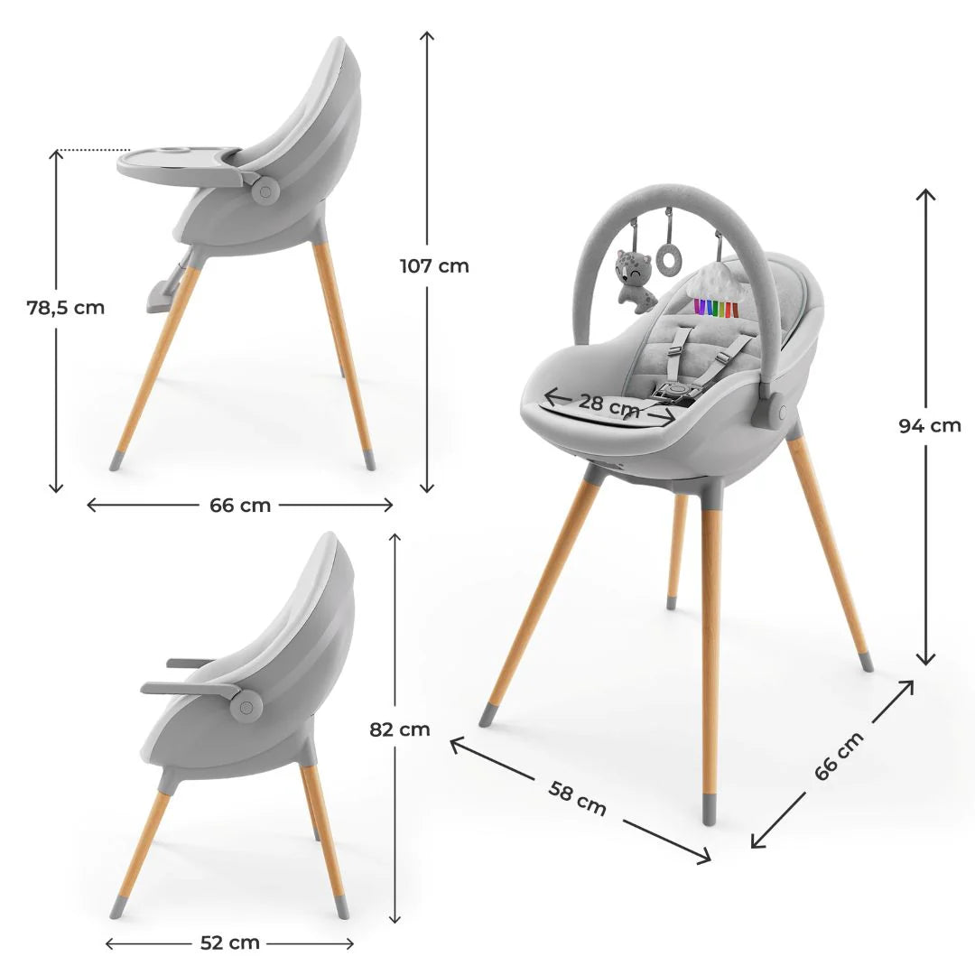 Silla de comer evolutiva 3 en 1 FINI UP Kinderkraft