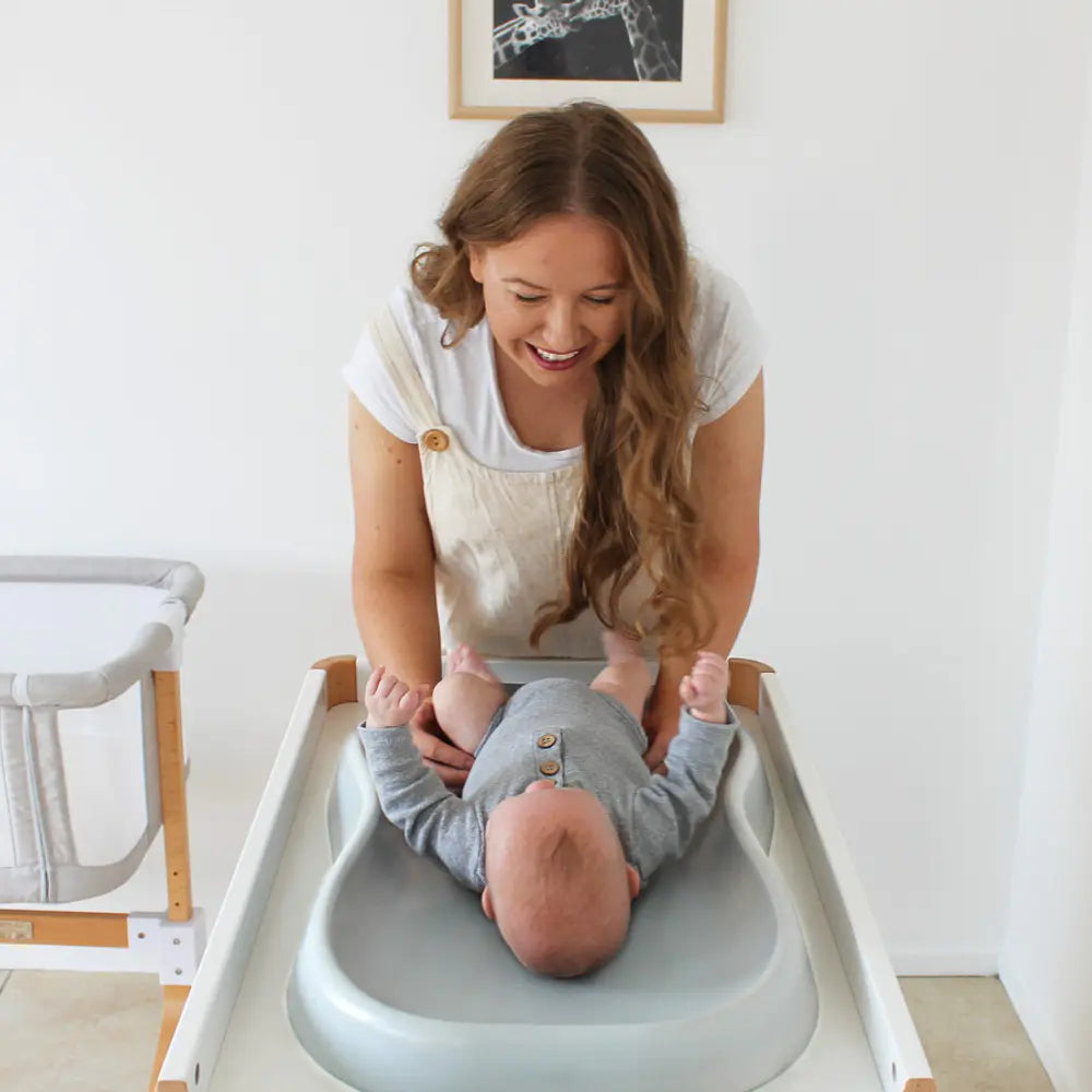 Mudador Premium Poliuretano Gris Babyhood