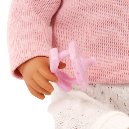 Muñeca LullaBaby - Morena Top Rosado