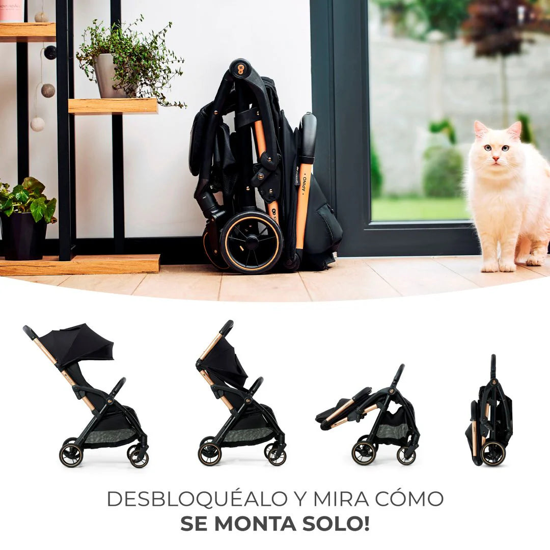 Coche de paseo Apino Raben Black- KinderKraft