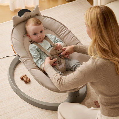 Mecedora Eléctrica 2 en 1 Columpio Convertible Momcozy
