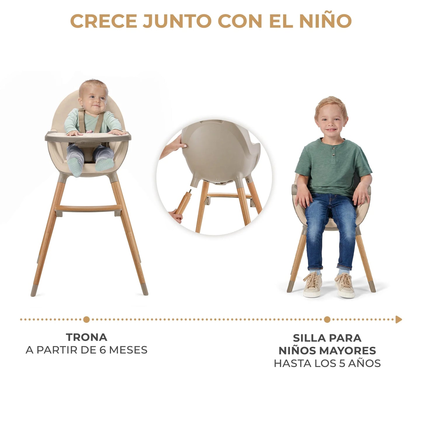Silla de comer FINI 2 Kinderkraft