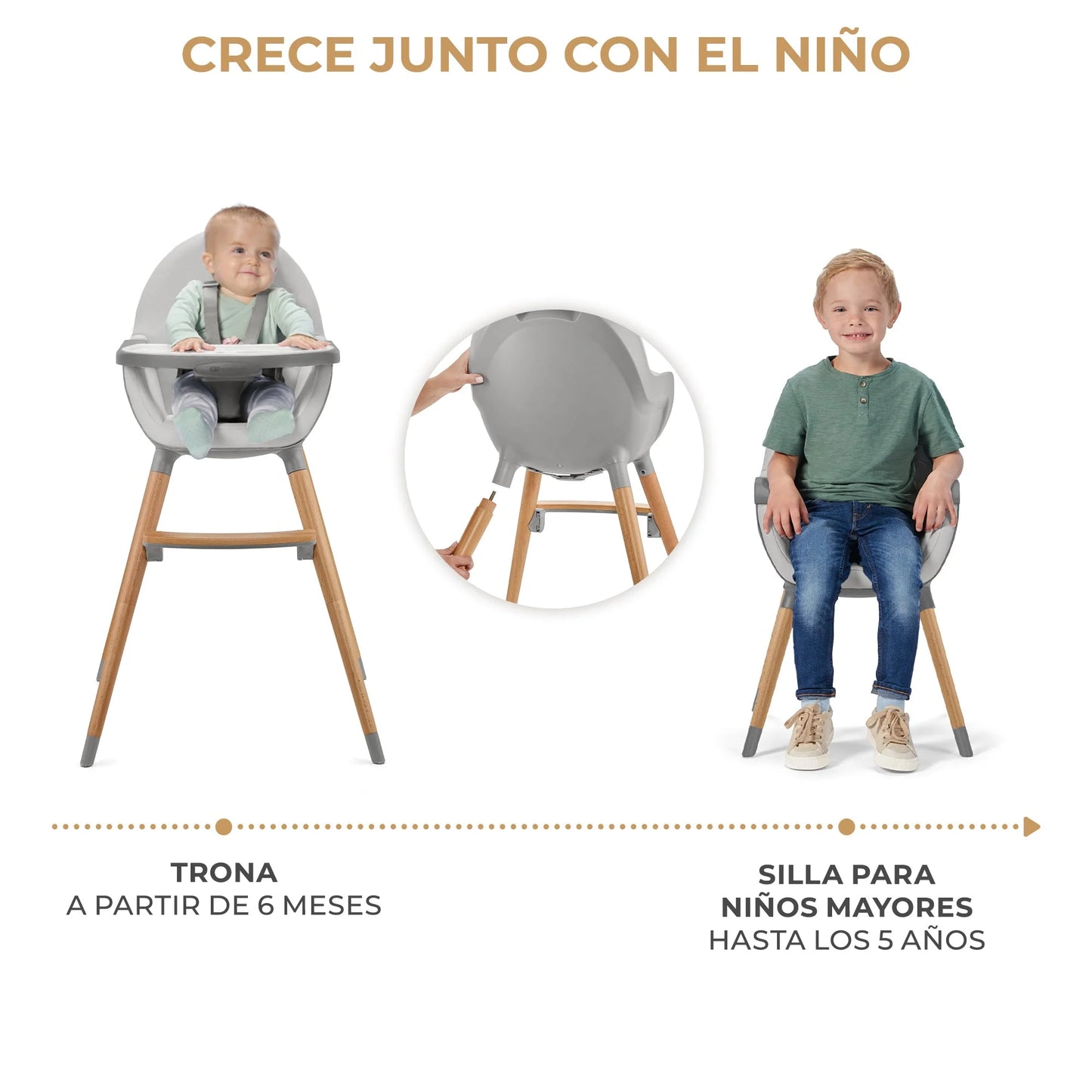 Silla de comer FINI 2 Kinderkraft