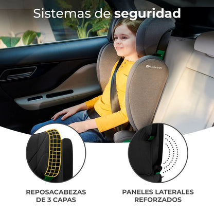 Silla de auto Butaca JUNIOR FIX 2 i-Size Graphite Black