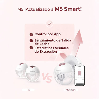 Extractor de Leche Materna M5 Smart Control por App y Manos Libres