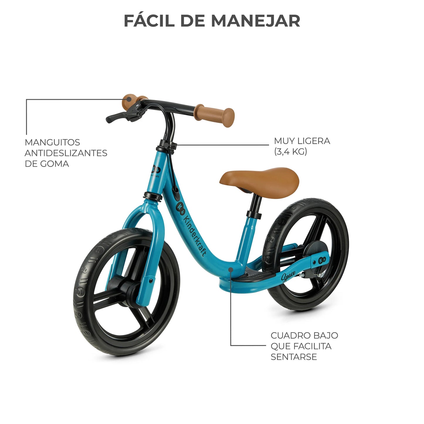 Bicicleta de Balance Space Kinderkraft