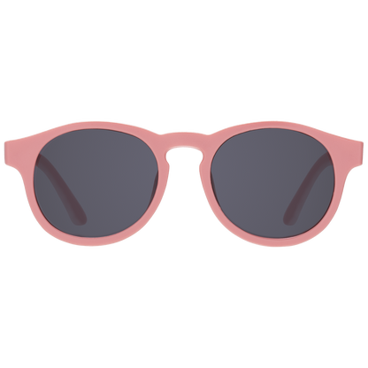 Babiators Eco Keyhole: Seashell Pink | Smoke Lenses | 3-5 años