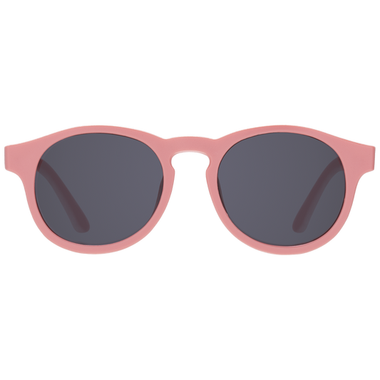 Babiators Eco Keyhole: Seashell Pink | Smoke Lenses | 3-5 años