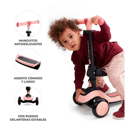 Triciclo Monopatin 2 en 1 Halley Kinderkraft