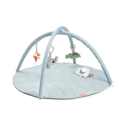 Manta de juego de actividades Playground azul