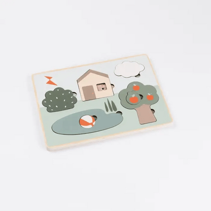 Rompecabezas en capas Deer Friends varios colores