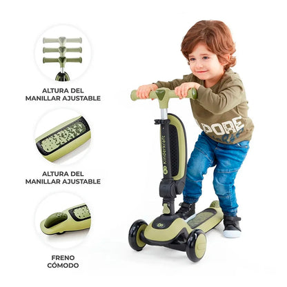 Triciclo Monopatin 2 en 1 Halley Kinderkraft