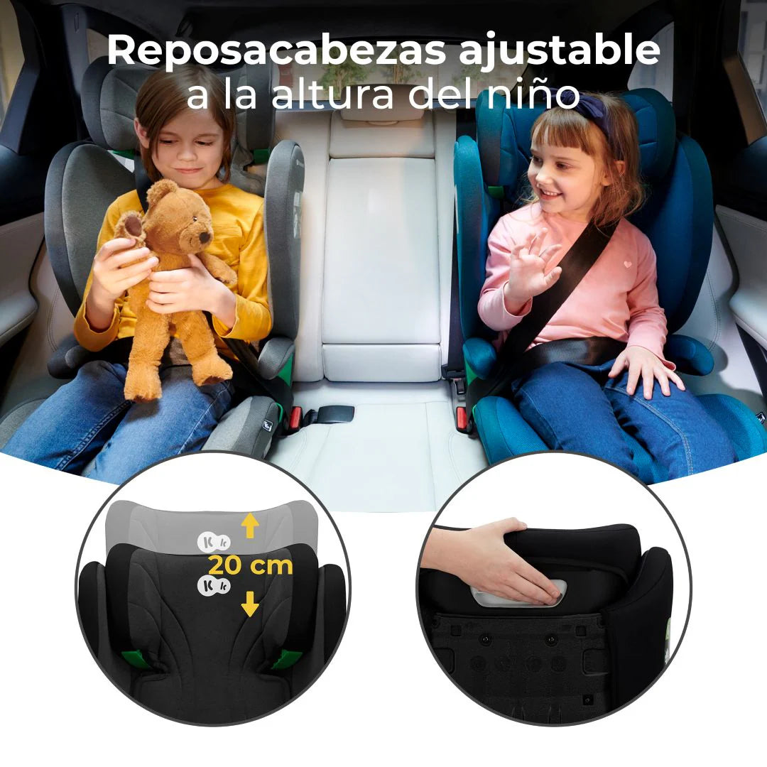 Silla de auto Butaca JUNIOR FIX 2 i-Size Graphite Black