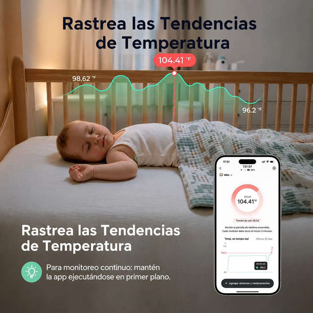 Termómetro Continuo para Bebé Momcozy