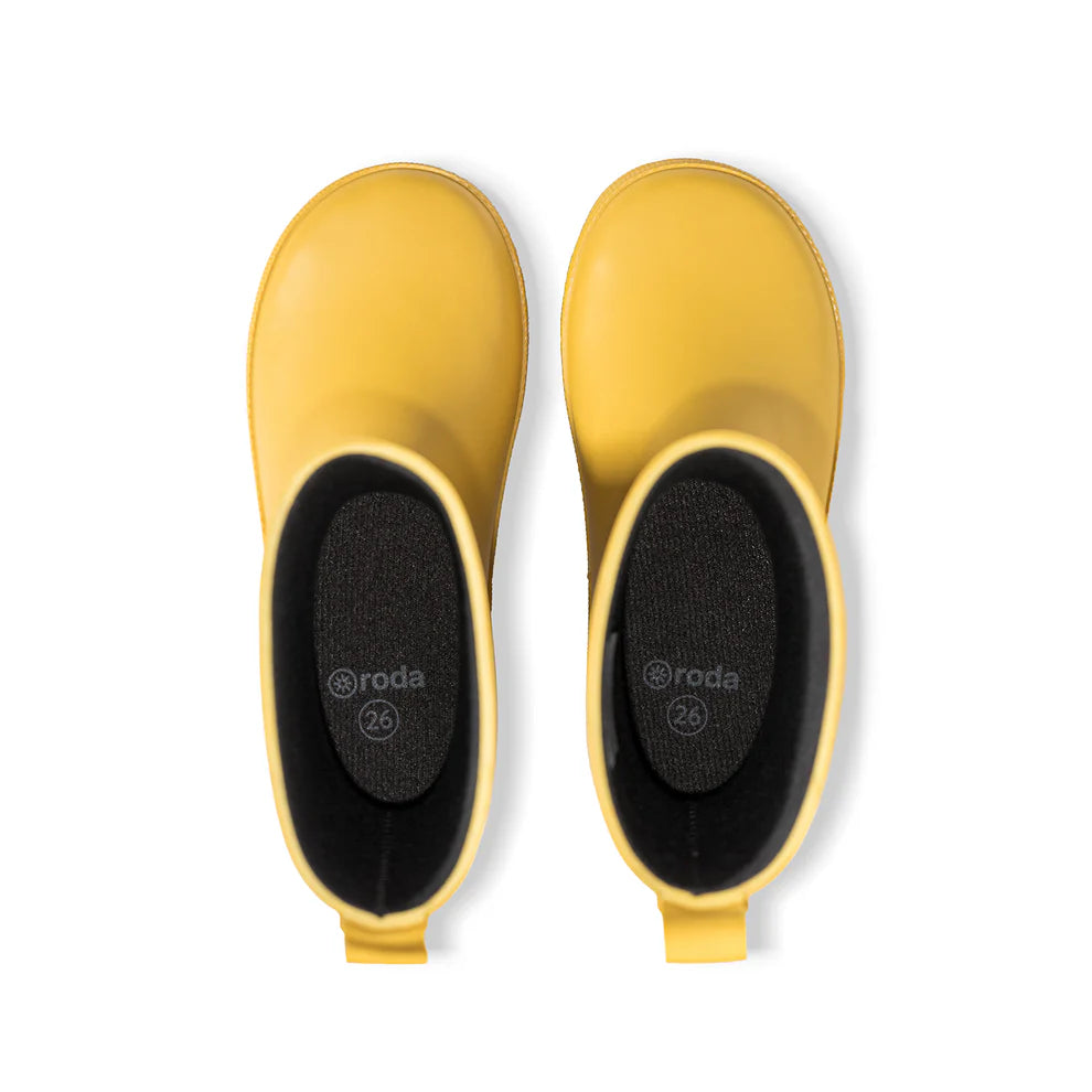 Botas de agua para niños y niñas Roda Amarillo