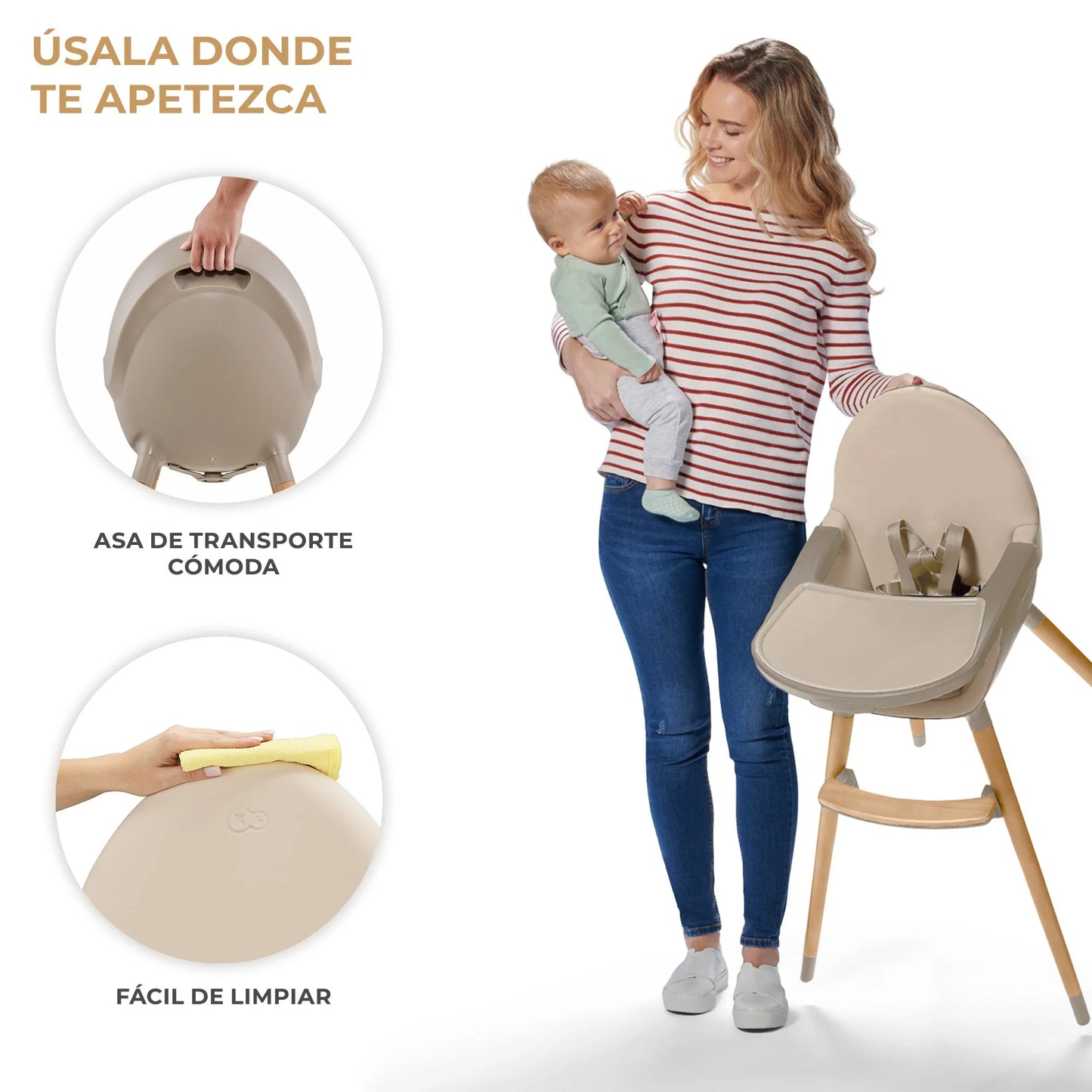 Silla de comer FINI 2 Kinderkraft