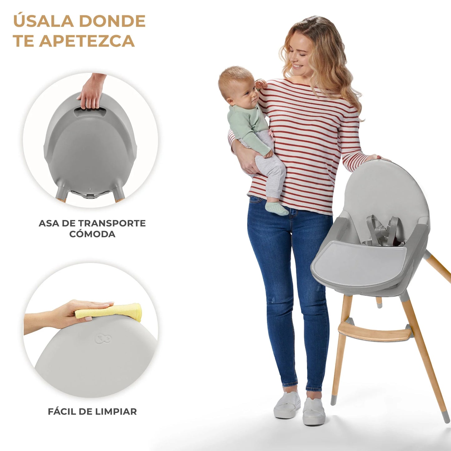 Silla de comer FINI 2 Kinderkraft