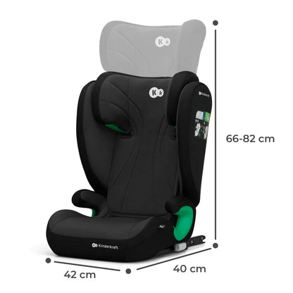 Silla de auto Butaca JUNIOR FIX 2 i-Size Graphite Black