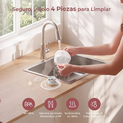 Extractor de Leche Materna M5 Smart Control por App y Manos Libres