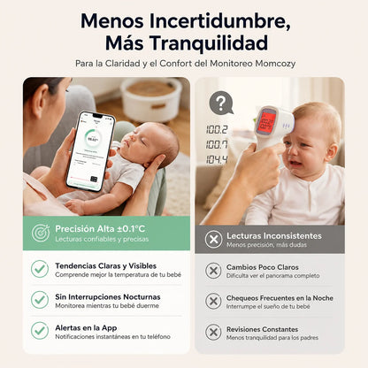 Termómetro Continuo para Bebé Momcozy