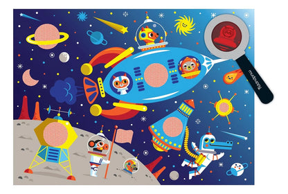 Puzzle 42Pcs Con Dibujos Secretos Espacio Exterior - Mudpuppy