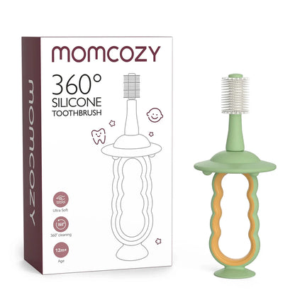 Cepillo Dental de Silicona para Bebé - Momcozy